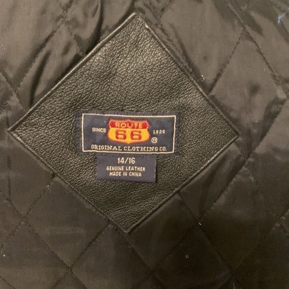 𝅺ROUTE 66 Leather Jacket - Picture 8 of 11